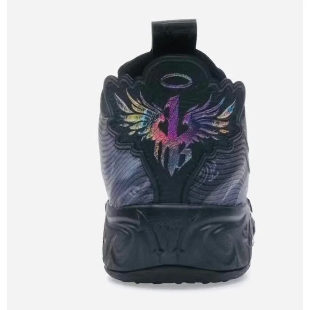 Puma MB.04 LaMelo Ball Black Iridescent Basketball Shoes 312174-01 Mens 8.5‎